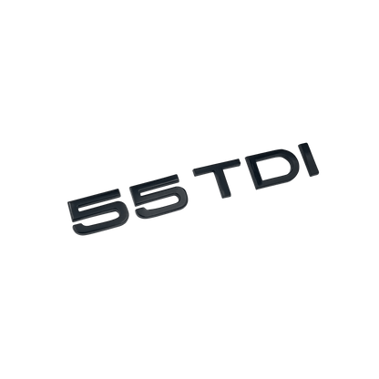 Audi 55 TDI bag emblem blank sort