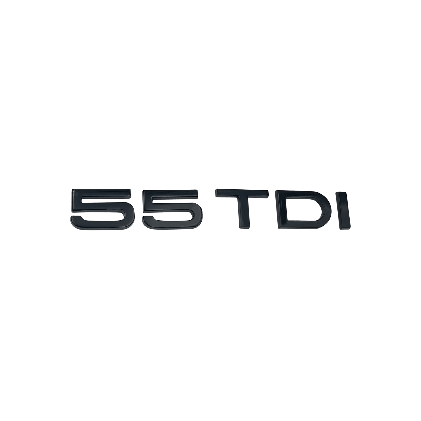 Audi 55 TDI bag emblem blank sort