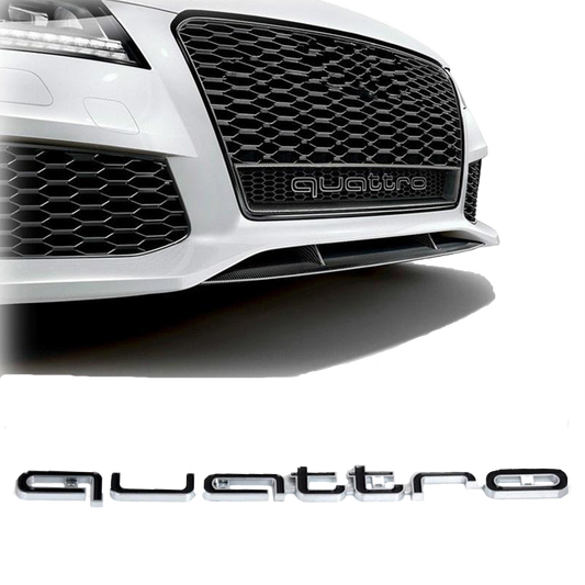 Sort Audi quattro Front Emblem Badge