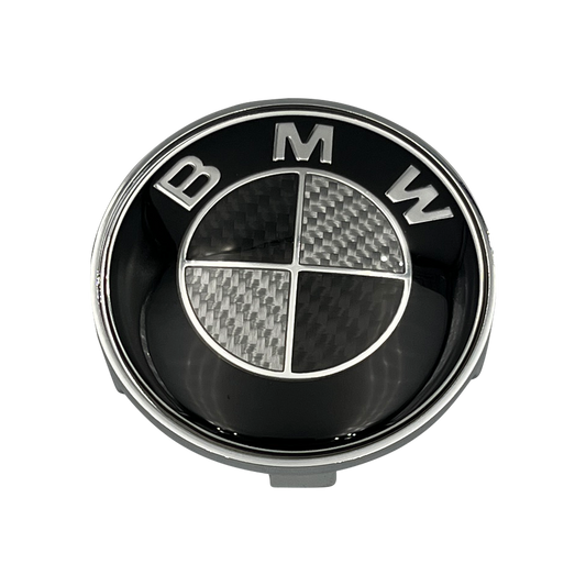 4 stk. BMW Centerkapsler i Ægte Carbon Fiber 68mm