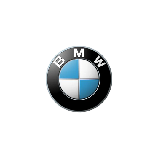 BMW Bag logo Blå & Hvid 70mm