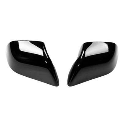 2 stk. Tesla Sidespejl Covers Blank Sort - Tesla Model 3