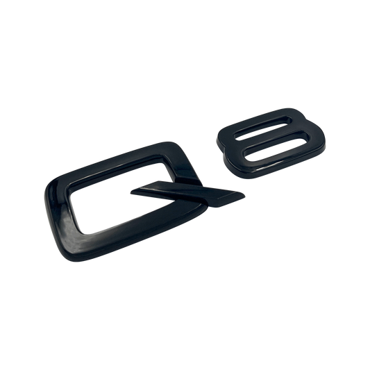 Sort Audi Q8 Emblem