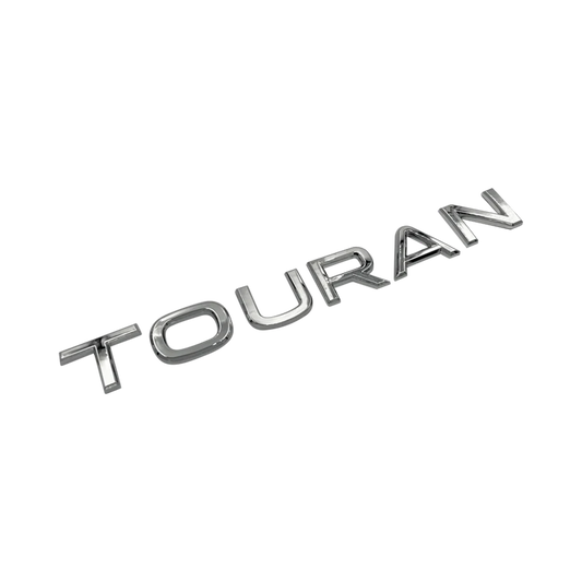 Chrome VW "Touran" Bag Emblem