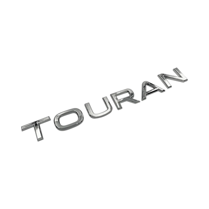 Chrome VW "Touran" Bag Emblem