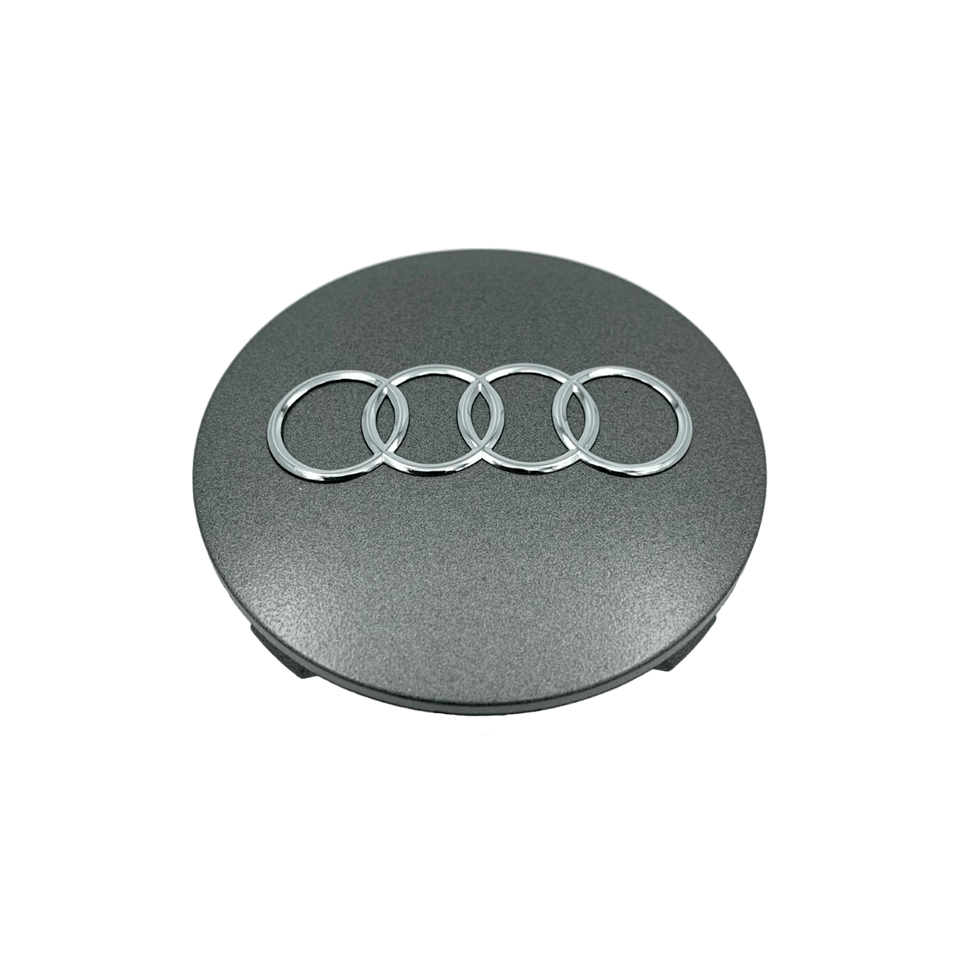 4 Stk. Chrome Audi Centerkapsler Sæt - Driverse - Centerkapsler - Driverse - Driverse - AD-OG-CK-CH-60 - 60mm - Chrome - -