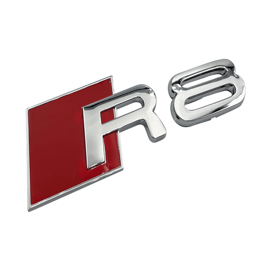 Chrome Audi R8 Bag Emblem