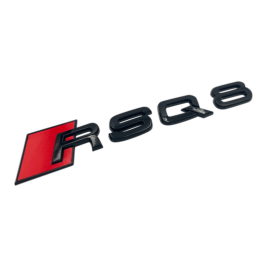 Sort Audi RSQ8 Bag Emblem Badge