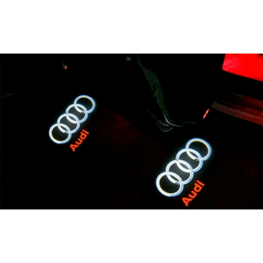 2 Stk. Audi Logo Indstigningslys