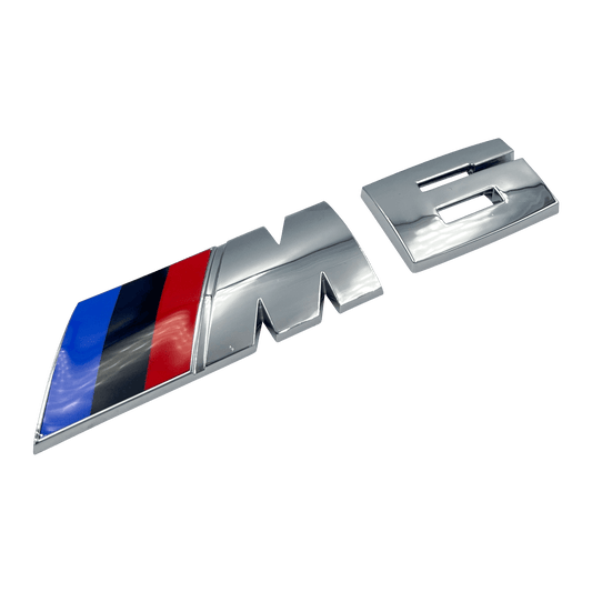 Chrome BMW M6 Bag Emblem