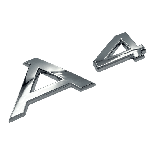 Chrome Audi A4 Emblem