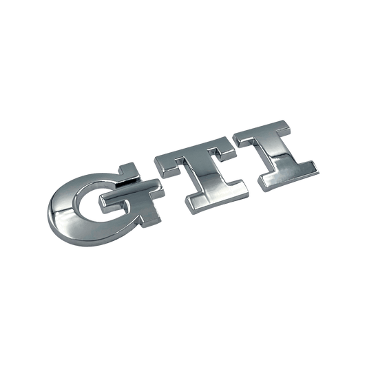 Chrome VW GTI Bag Emblem