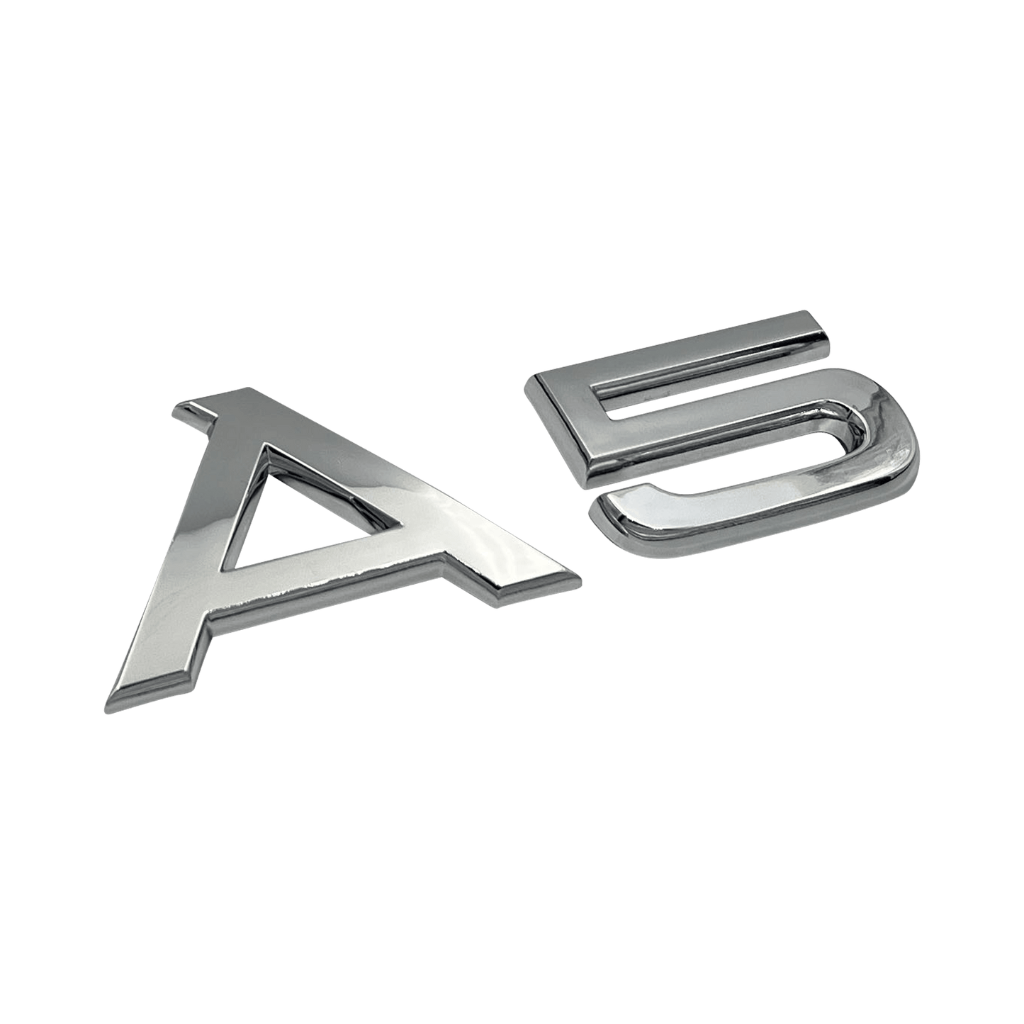 Chrome Audi A5 Emblem Badge