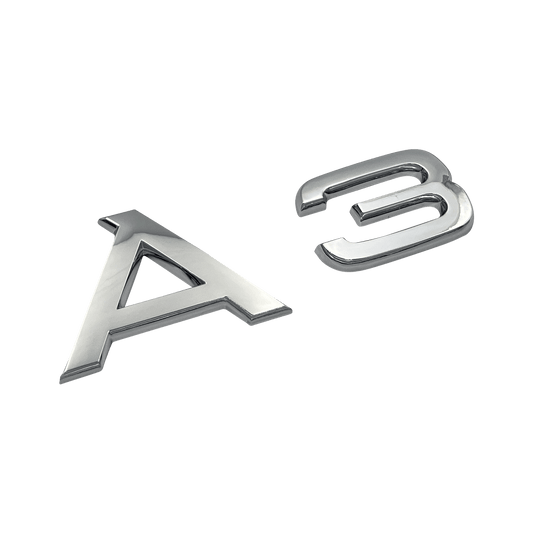 Chrome Audi A3 Emblem Badge