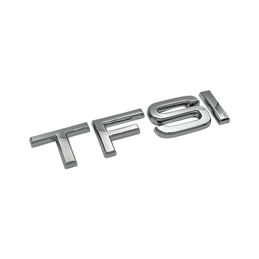 Chrome Audi TFSI Bag Emblem