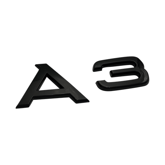 Sort Audi A3 Emblem