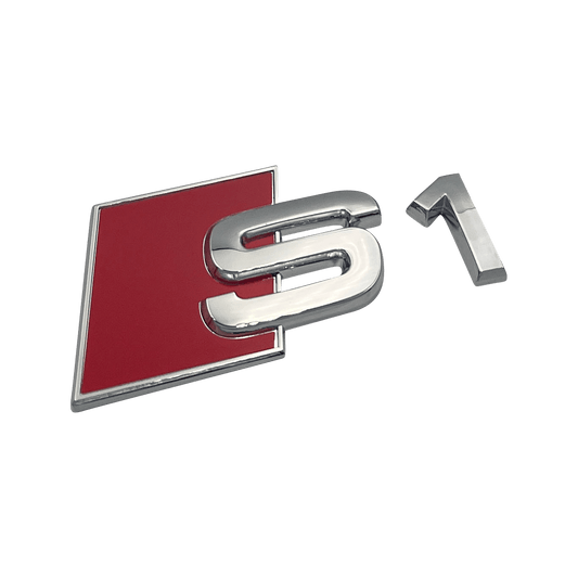 Chrome Audi S1 Bag Emblem Badge