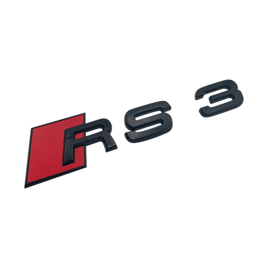 Sort Audi RS3 Bag Emblem Badge