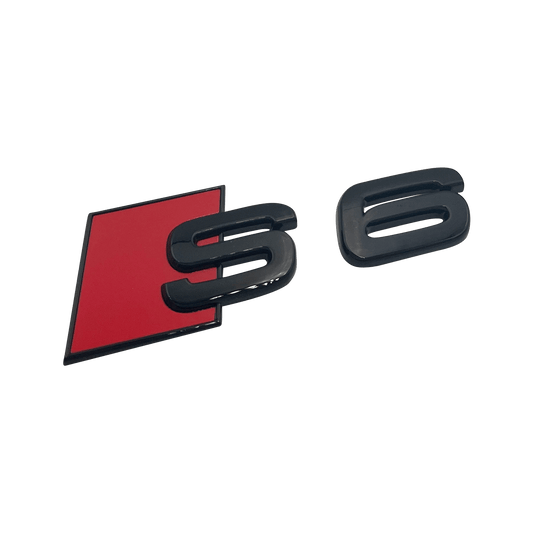 Sort Audi S6 Bag Emblem Badge