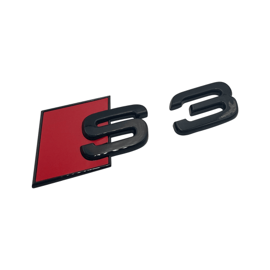 Sort Audi S3 Bag Emblem