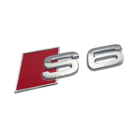 Chrome Audi S6 Bag Emblem Badge