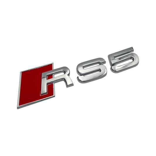 Chrome Audi RS5 Bag Emblem Badge