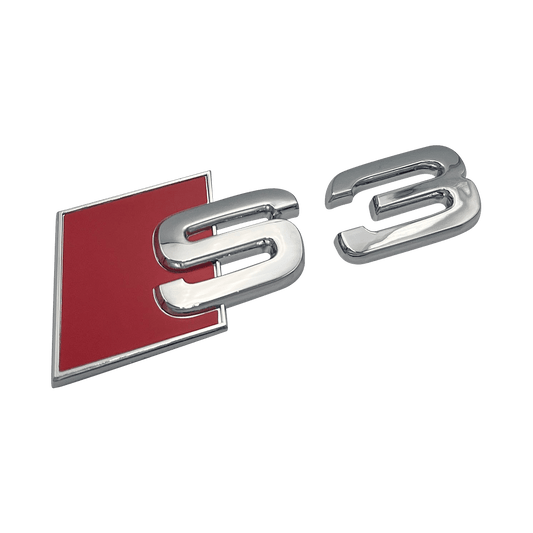 Chrome Audi S3 Bag Emblem