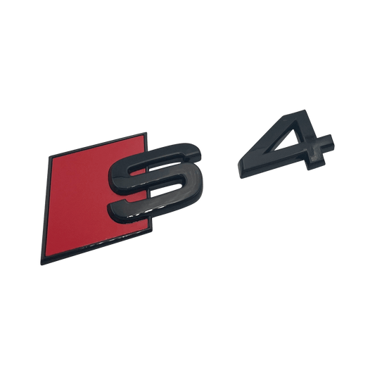 Sort Audi S4 Bag Emblem