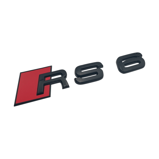 Sort Audi RS6 Bag Emblem