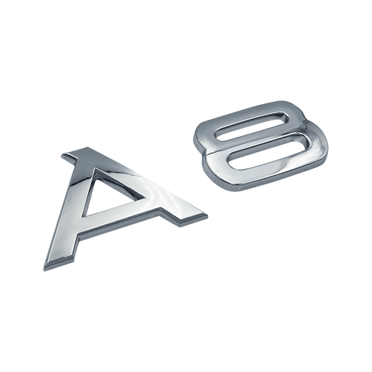 Chrome Audi A8 Emblem