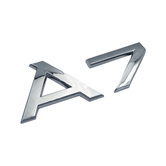 Chrome Audi A7 Emblem