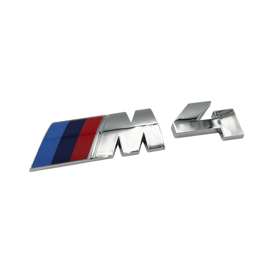 Chrome BMW M4 Bag Emblem