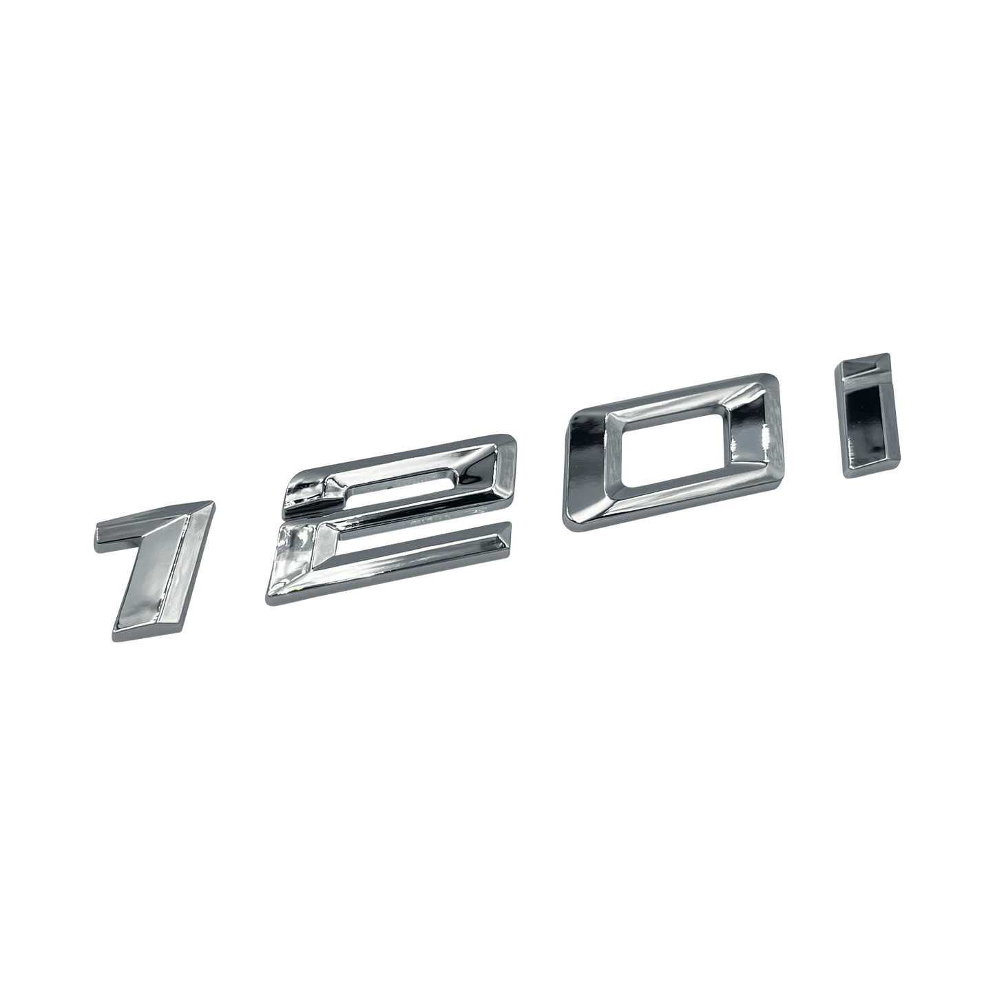 Krom BMW 120i-emblem 