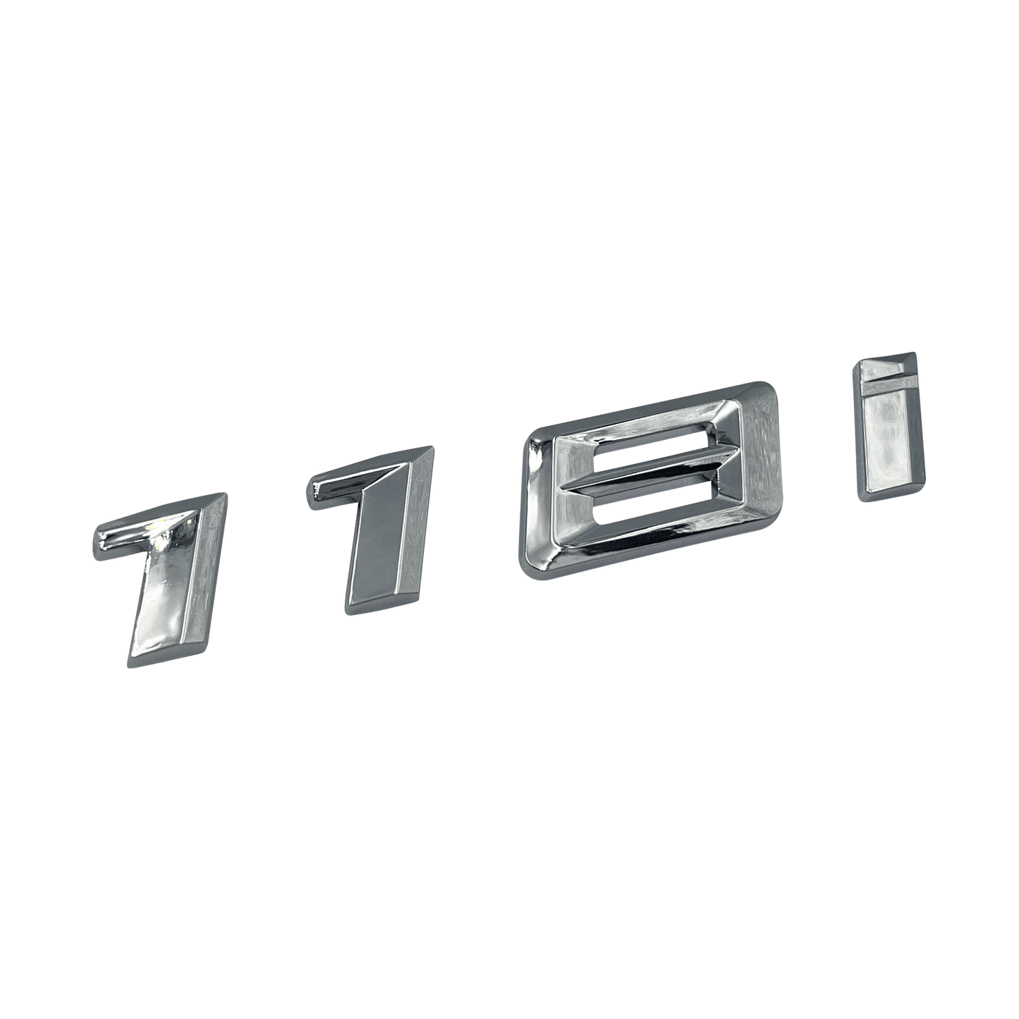 Krom BMW 118i-emblem 