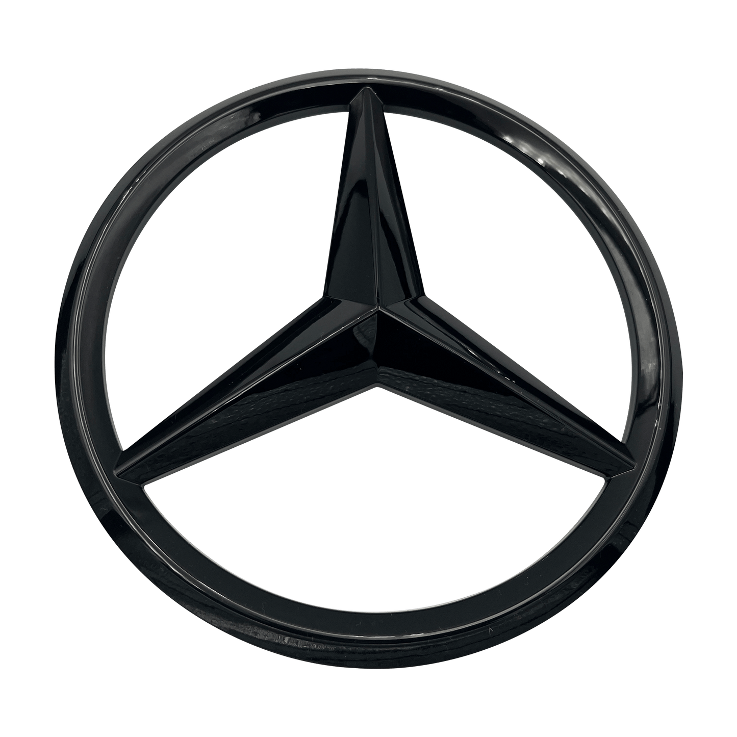 Mercedes Bag Stjerne Logo Sort 82mm W176 A-klasse