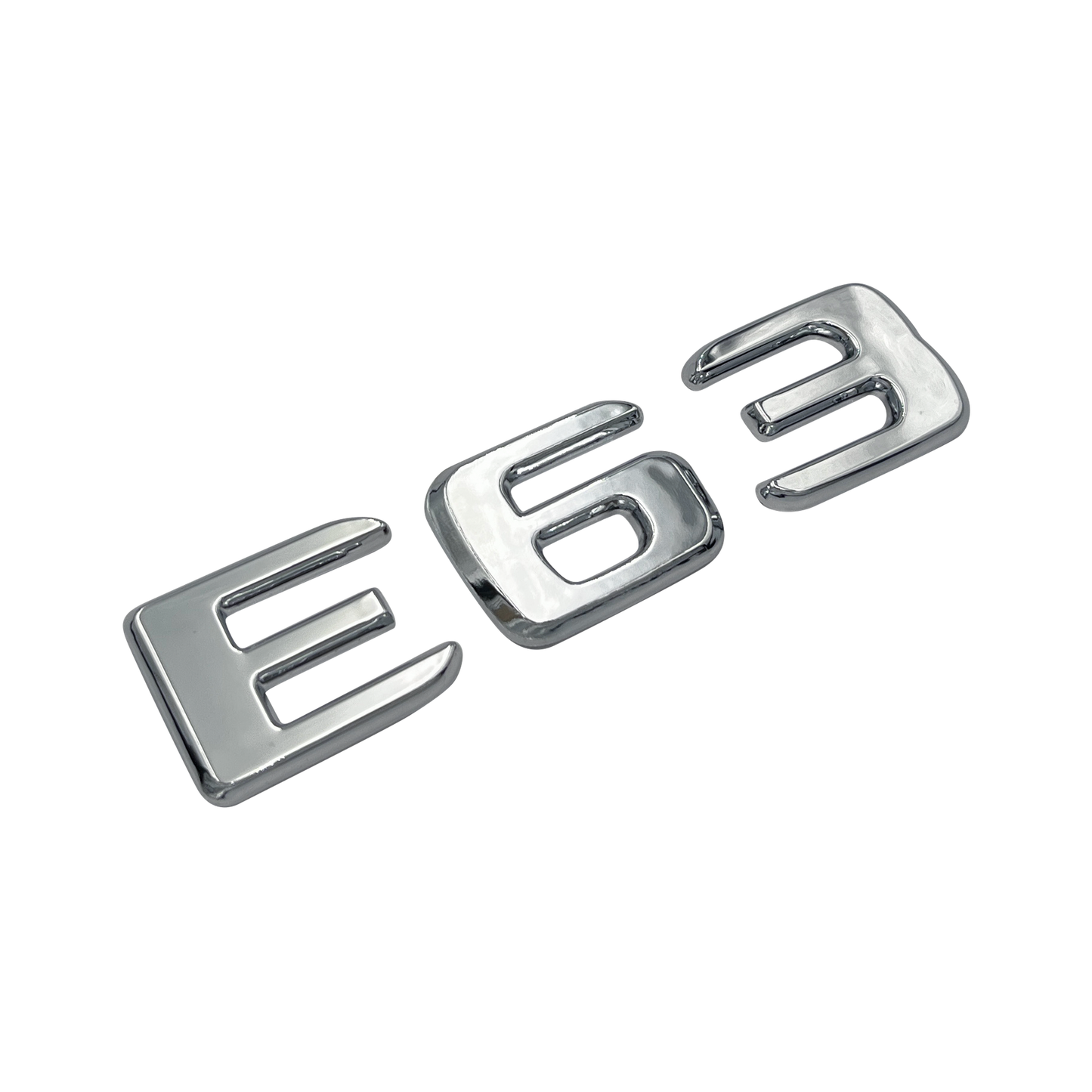 Chrome Mercedes E63 Emblem