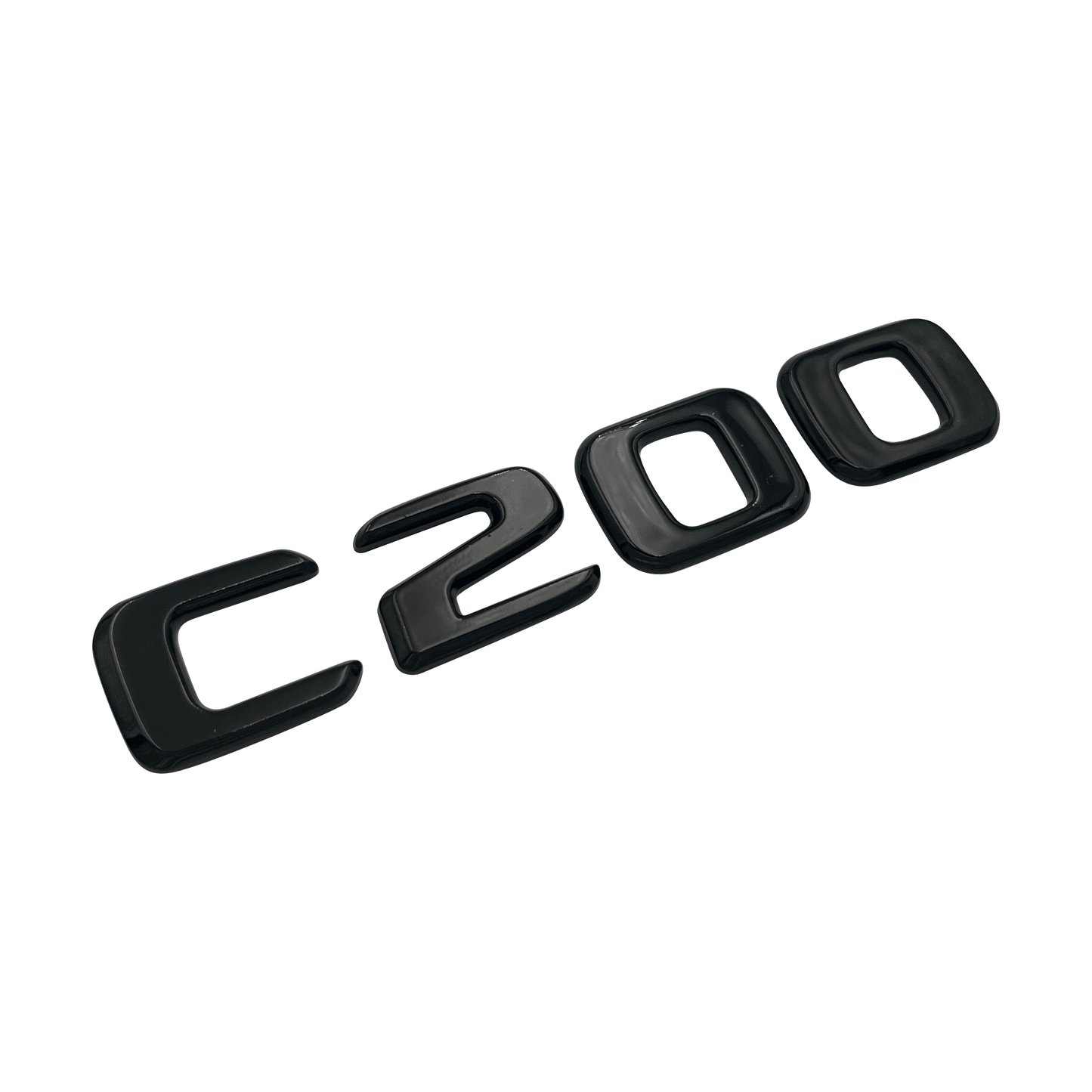 Sort Mercedes C200 Emblem Badge