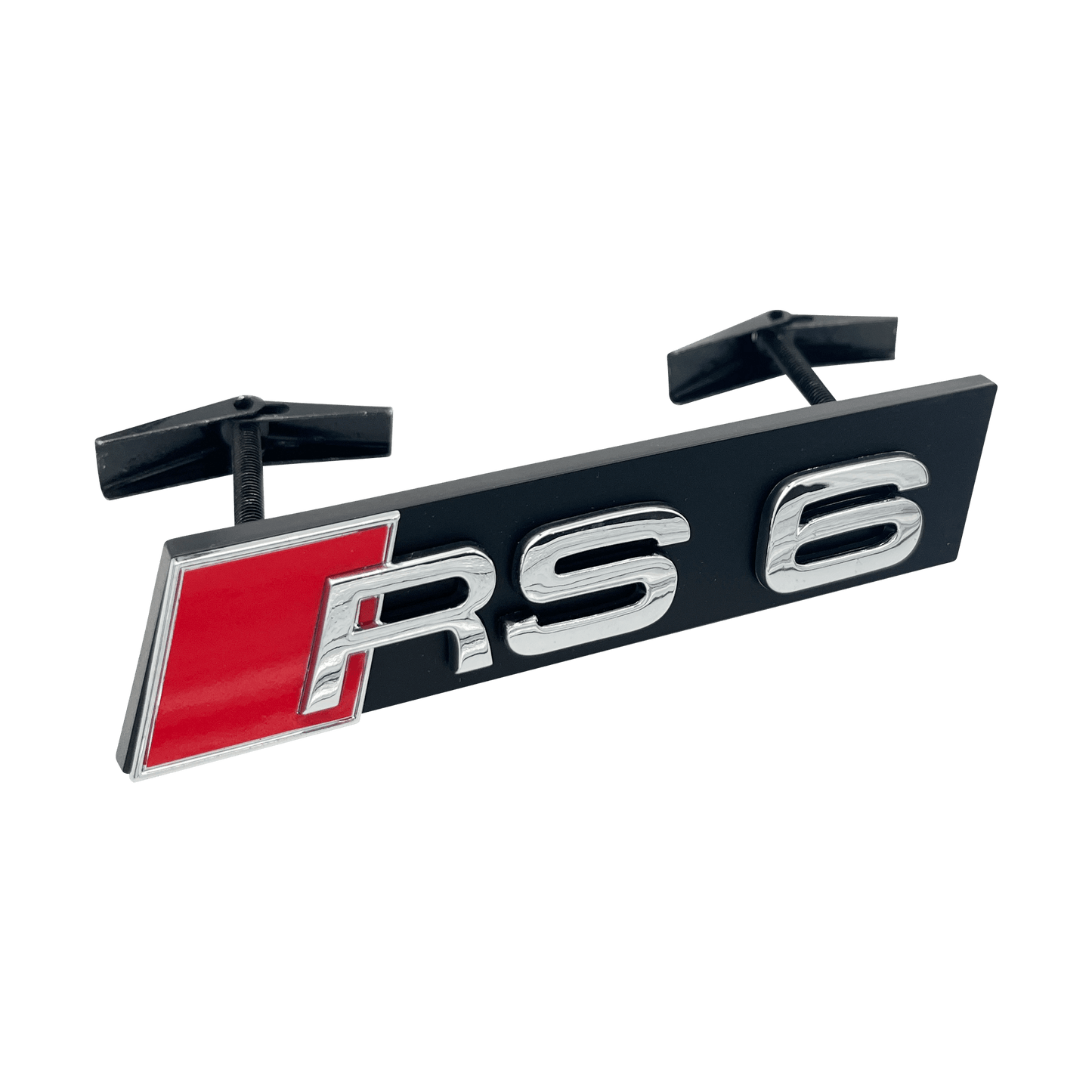 Chrome Audi RS6 Front Emblem Badge