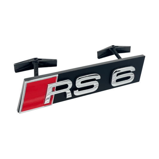 Chrome Audi RS6 Front Emblem