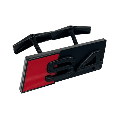 Svart Audi S4 Emblem foran