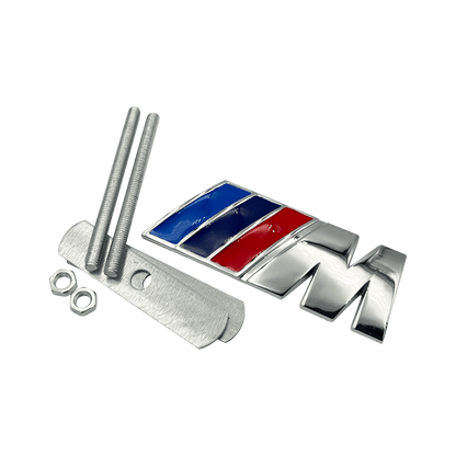 Chrome BMW M-Sport Front Emblem i Metal
