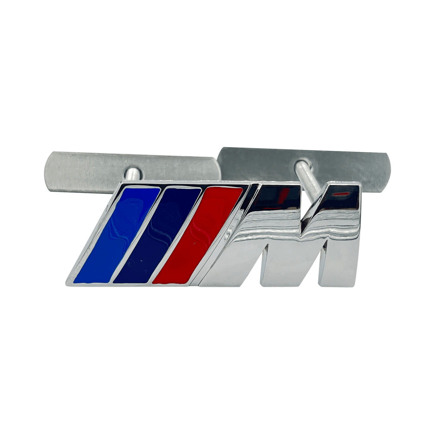 Chrome BMW M-sport Emblem Badge i Metal - Driverse.dk | Driverse