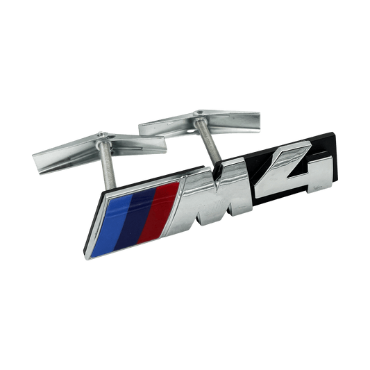 Chrome BMW M4 Front Emblem