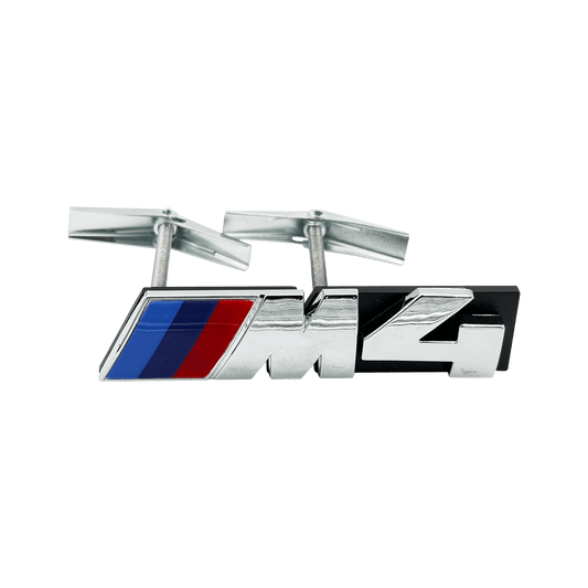 Chrome BMW M4 Front Emblem