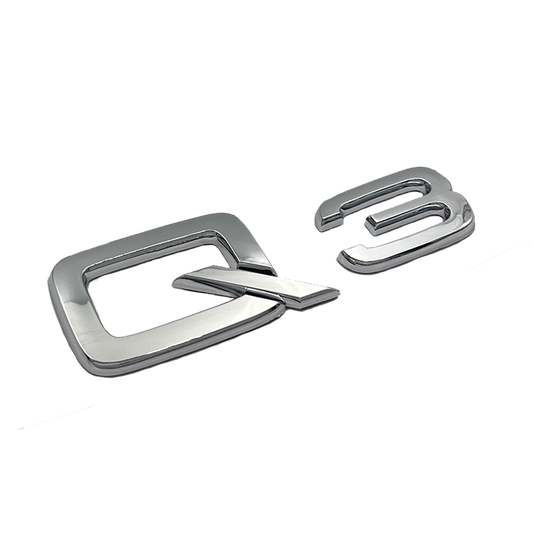 Chrome Audi Q3 Bag Emblem