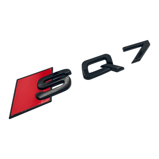 Sort Audi SQ7 Emblem Badge