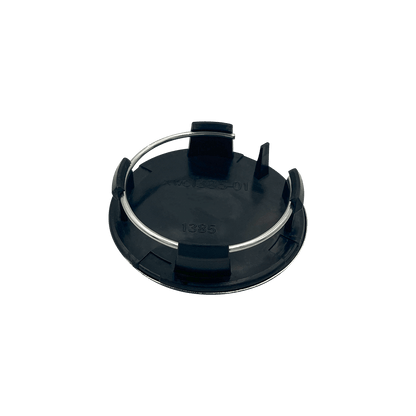 4 stk. Røde og svarte Tesla Center Caps 57mm 