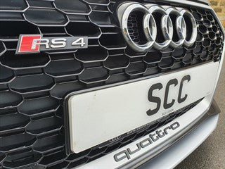 Krom Audi RS4 frontemblem