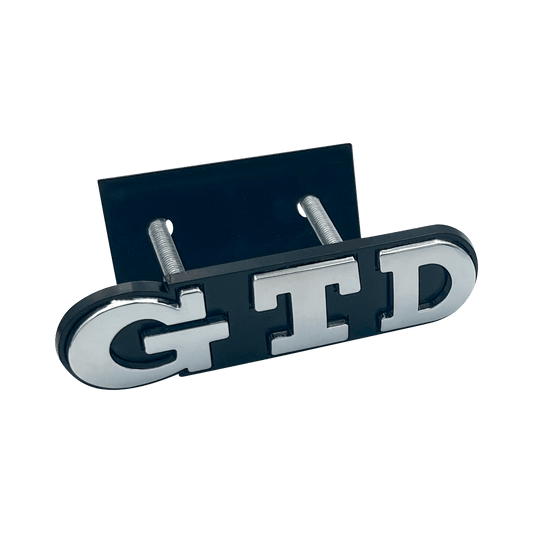Chrome VW GTD Front Emblem