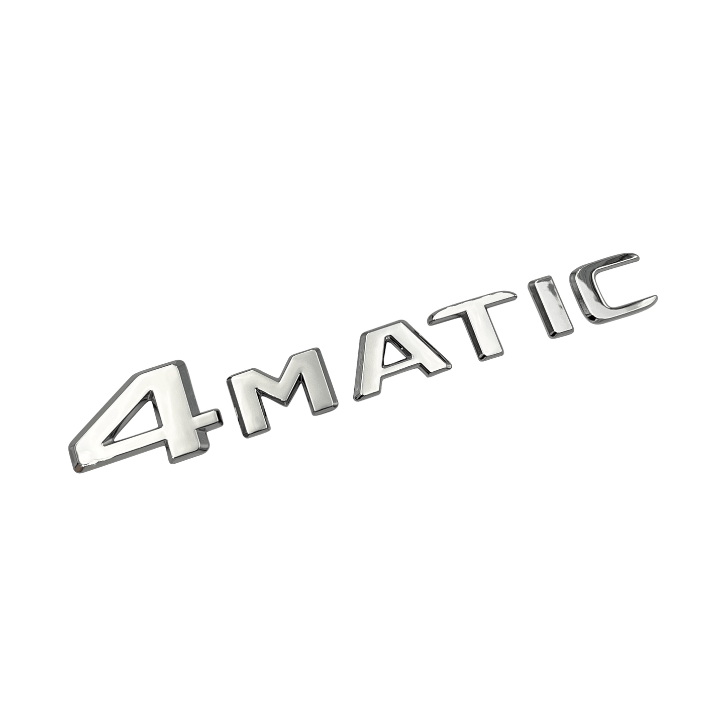 Chrome Mercedes 4-MATIC Emblem